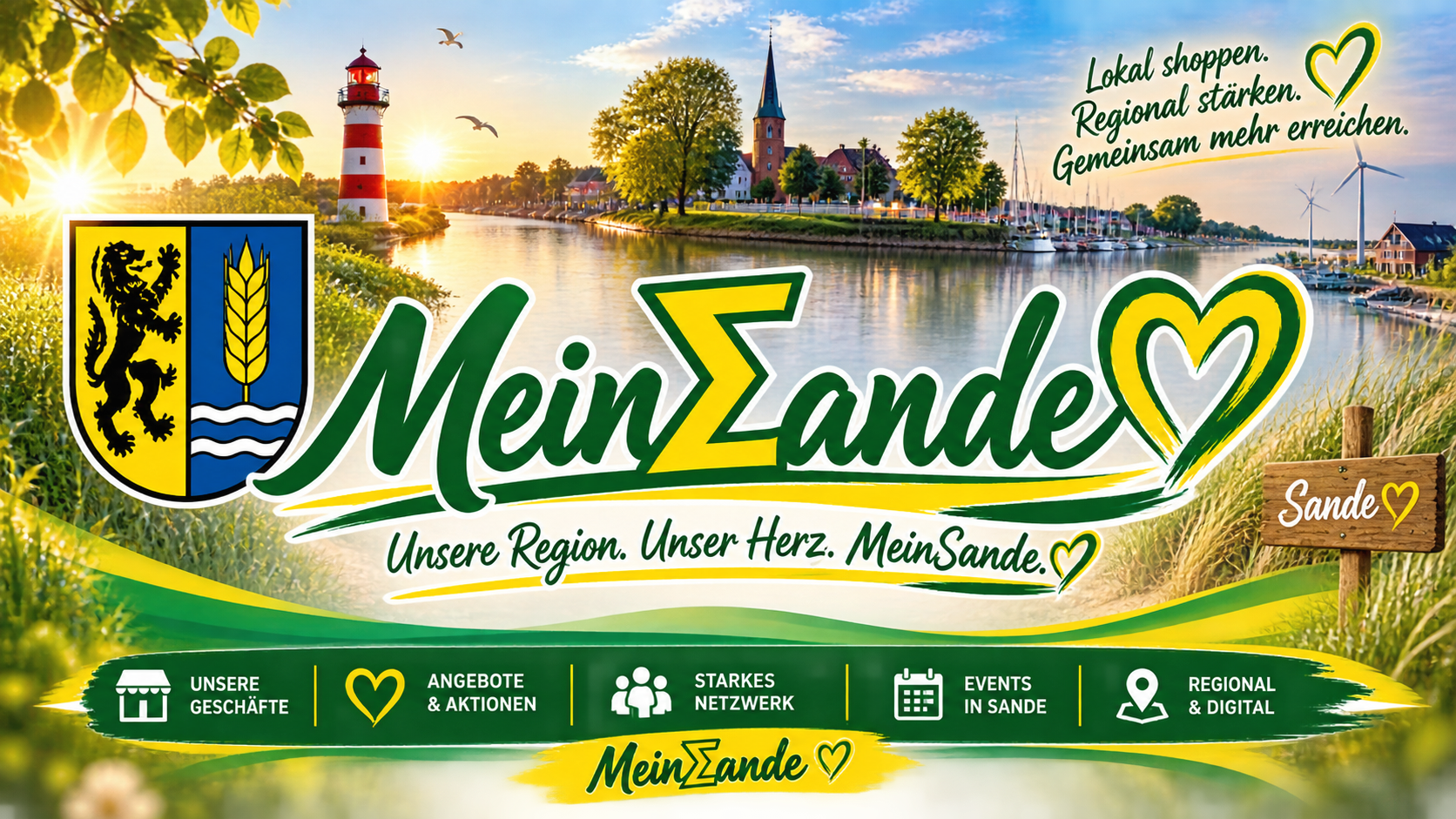MeinSande – Unsere Region. Unser Herz. MeinSande.